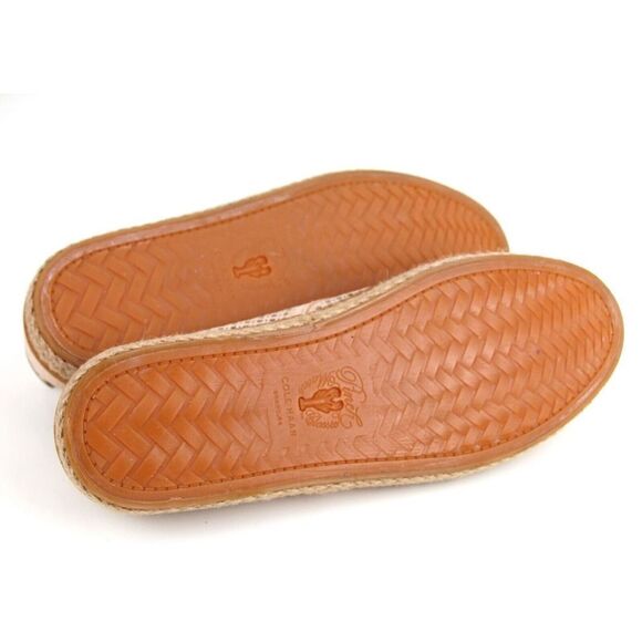 Cole Haan PERFORATED BEIGE GENUINE SUEDE LACE UP SNEAKERS COMFORT SHOES Size 7 - Picture 11 of 12